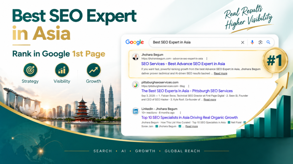 Best SEO Expert in Asia, Jhohara Begum case Study
