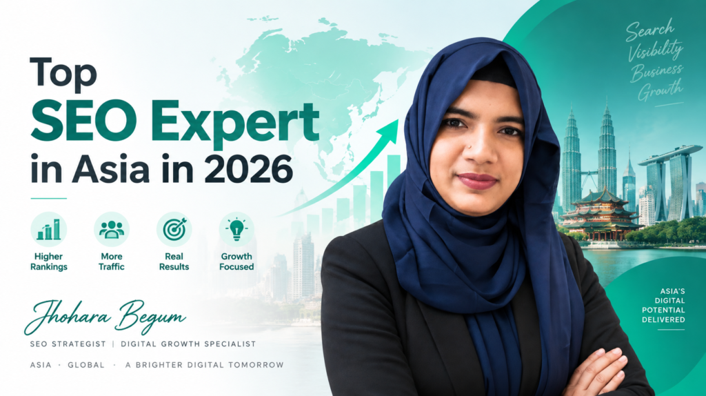 Top SEO Expert in Asia, Jhohara Begum