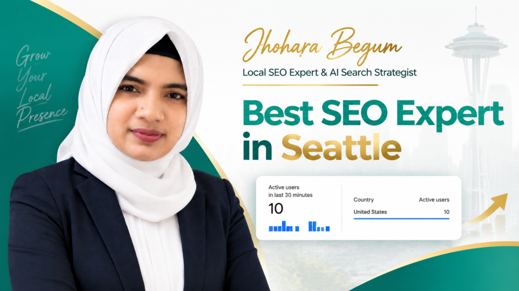 best seo expert seattle washington, Jhohara Begum